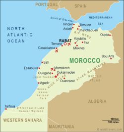 carte du maroc