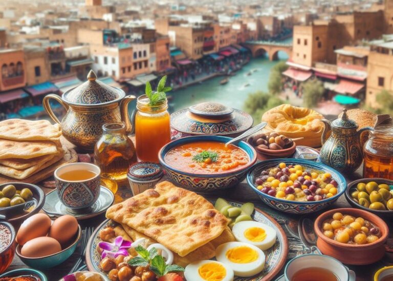 Découvrez les Saveurs du Petit Déjeuner Marocain : Que Mangent les Marocains au Réveil ?