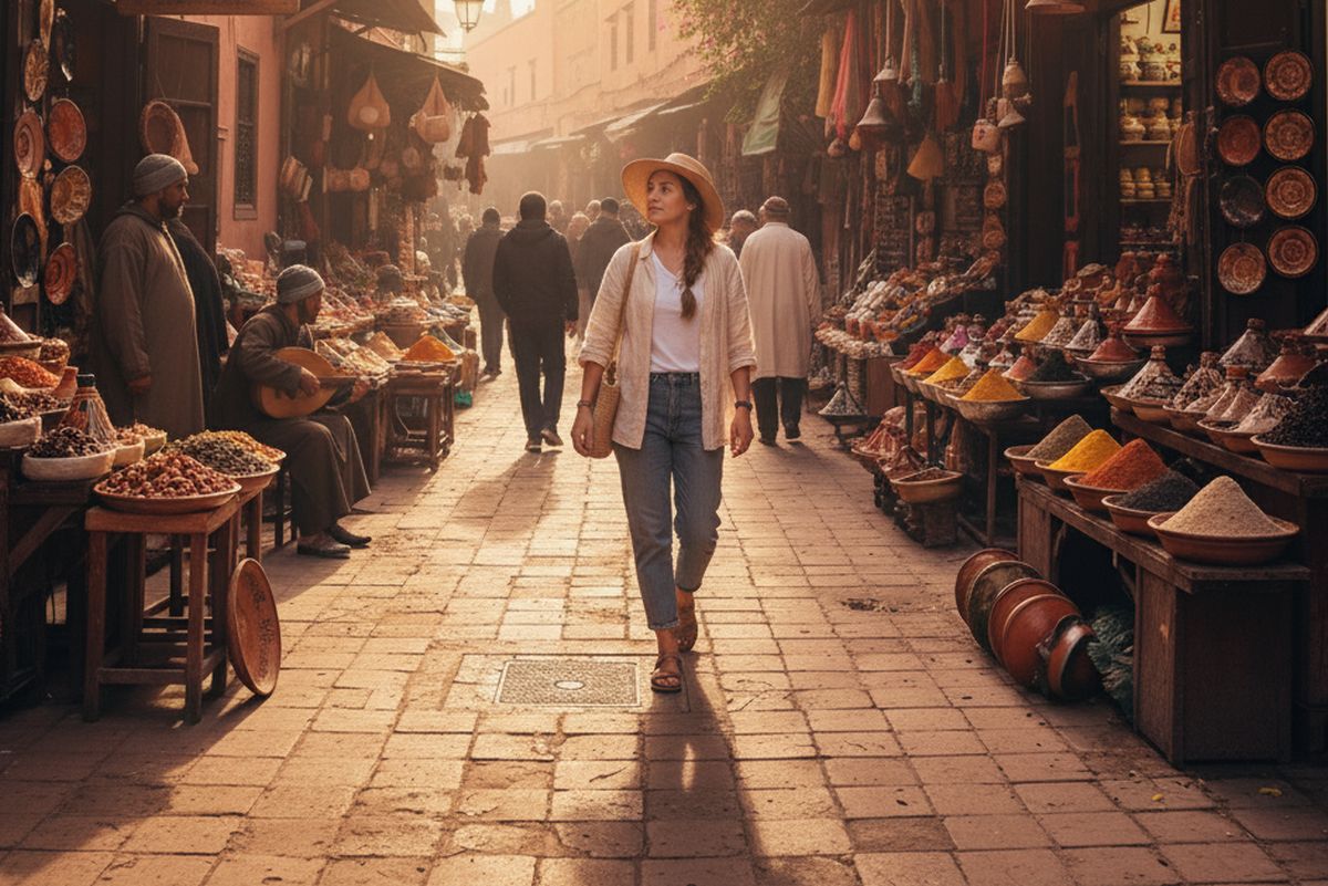 Marrakech en février