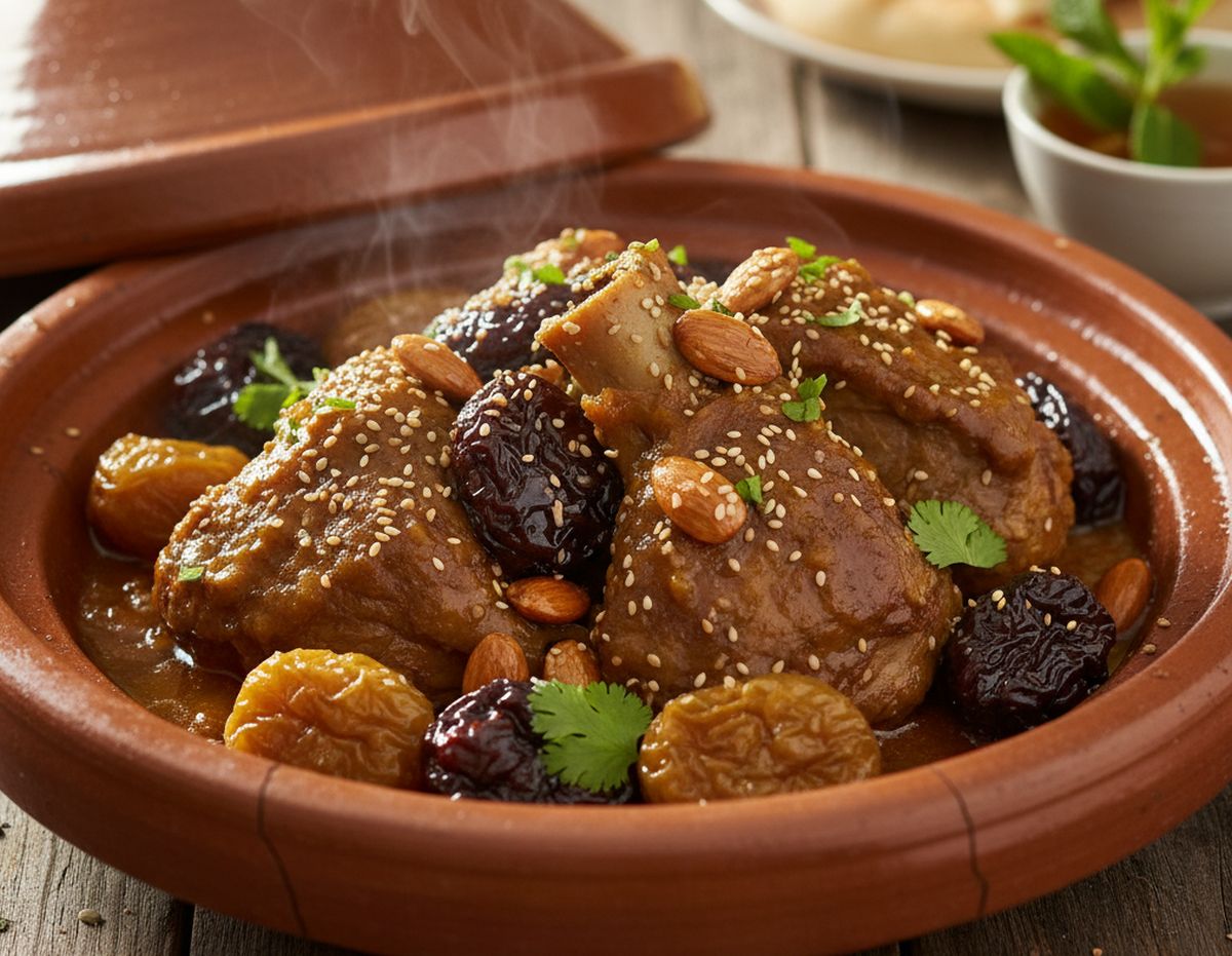 Tajine d’agneau aux pruneaux : recette marocaine authentique et facile