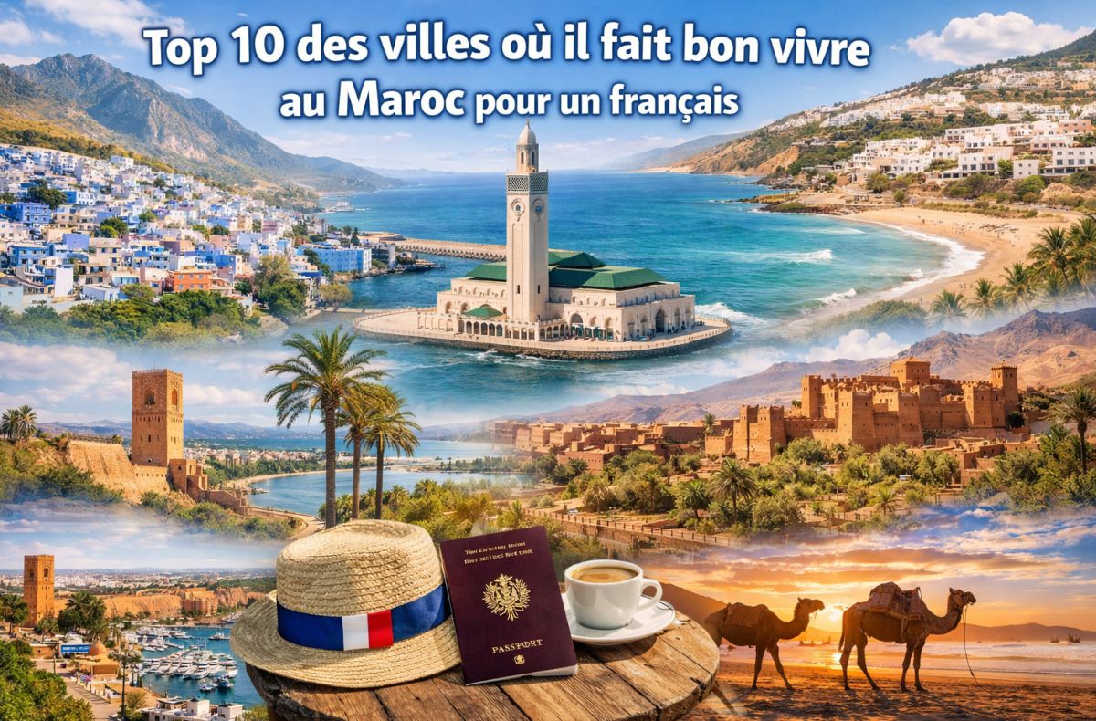 Top 10 des villes où il fait bon vivre au Maroc pour un français